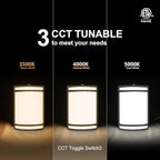10in Dusk to Dawn Front Porch Light 15W(75W Eqv.) 120V, ETL Listed - Image 3