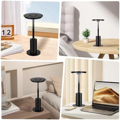 Modern Cordless Table Lamp Set of 2, Black Portable LED Desk Lamps - Image 6