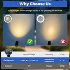 Gardencoin MR16 LED Light Blub, 5W 2700K Warm White 450 Lumens Dimmable, Aluminum Housing, Low Voltage 12V Input,GU5.3 bi-pin Light Bulbs for Landscape &Accent Lighting, Indoor/Outdoor Use,12-Pack - Image 4
