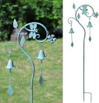 Dragonfly Metal Garden Art,Decorative Garden Stake with Bells for Outside by AIHAOKAN