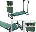 Foldable Garden Kneeler Gardening Bench with Soft Kneeling Pad for Gardening Flowers and Vegetables Balcony Care Potted Plants Yard Cleaning Home Cleaning - Image 5