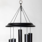 Shenandoah Melodies by Wind River – 47 inch Black Wind Chime for Patio, Backyard, Garden, and Outdoor décor (Aluminum Chime) Made in the USA - Image 2