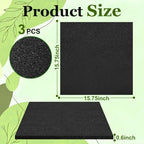 3 Pack Stepping Stones Outdoor Garden Walkway, 15.75 x 15.75 Inch Rubber Pavers Pathway Walkway Paving Stones, Weatherproof Stepping Stones for Patio, Pathway, and Landscaping - Image 2