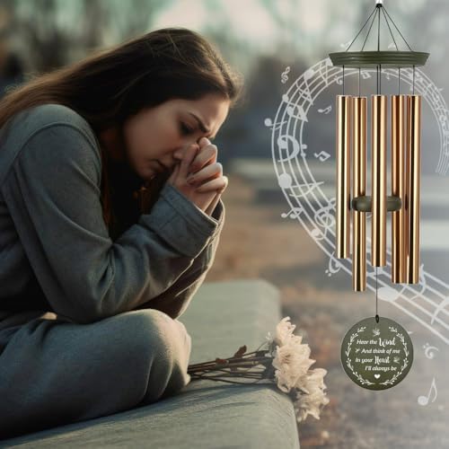 Personalized Sympathy Wind Chime, Wind Chimes for Loss of Loved - Image 4