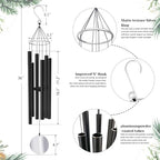 ASTARIN 36in Memorial Wind Chimes, Christmas Wind Chimes for Outdoors - Image 3