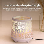 Homedics Indoor Relaxation Fountain with Light & Natural Sound (Pink) - Image 4