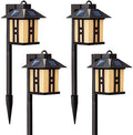 GIGALUMI Japanese Decor Solar Lights for Outside, Pathway Lights 4 Pack - Lawn/Patio/Yard/Walkway/Driveway Decoration by GIGALUMI
