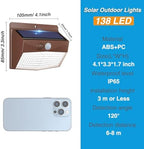 Peasur 8 Pack Solar Motion Sensor Lights Outdoor Waterproof with 3 Modes - Image 5