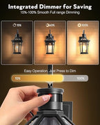 Dusk to Dawn Outdoor Post Lights Hard Wired with Pier Mount Base, 2 Packs Outdoor Lighting with Motion Sensor for Garage - Image 6