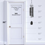Woodstock Chimes Signature Collection, Windsinger Chimes of King David, 88'' Silver Wind Chimes for Outdoor, Patio, Home or Garden Décor (WWKD) - Image 3