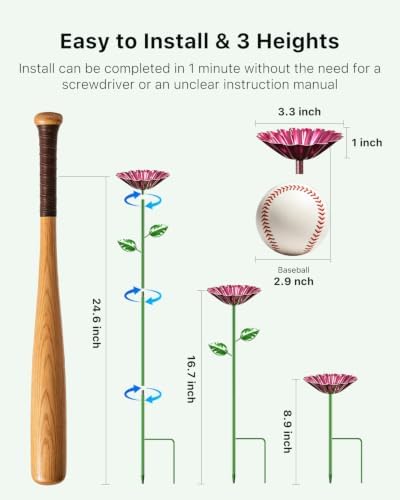 8 Pc Water Station for Bee Butterfly Pollinators Outdoor Bath Metal - Image 6