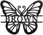 Custom Metal Sign Customized Metal Butterfly Wall Decor Sign Butterfly Wall Sign by HZYCYYFC