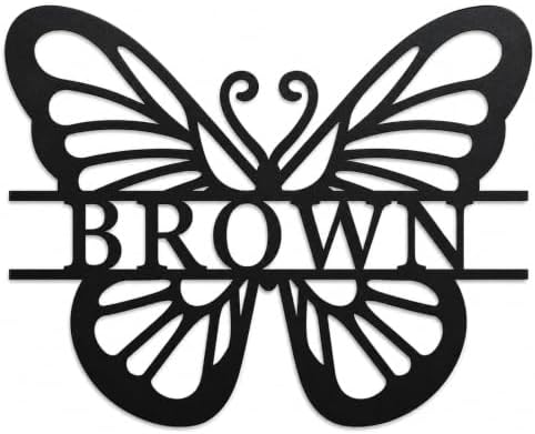 Custom Metal Sign Customized Metal Butterfly Wall Decor Sign Butterfly Wall Sign by HZYCYYFC