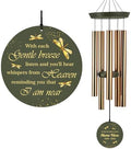 Personalized Sympathy Dragonfly Wind Chimes Memorial Gifts by ExtrabilyOfficial