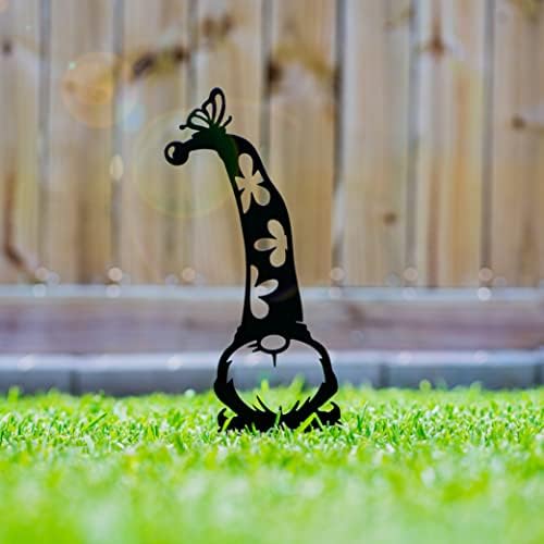 RealSteel Metal Garden Gnomes Set – 3 Pack Steel Lawn Ornaments, Cute & Funny Garden Statues, Weather-Resistant Outdoor Décor, Whimsical Yard Decorations, for Garden Lovers & Home Décor - Image 4