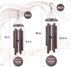 Personalized Wind Chimes Memorial for USA Veteran with Photo - Image 7