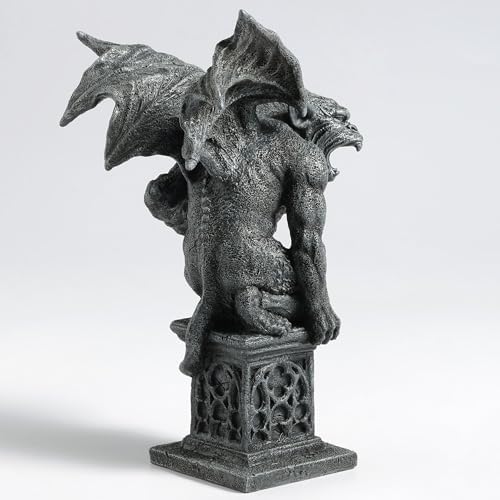 Veronese Design 7 1/2 Winged Gargoyle Kneeling on One Knee Gothic Statue Home Decor Halloween Horror Collectible - Image 4