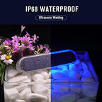 Solar Dock Deck Lights Outdoor 6Pcs Blue Solar Step Lights IP68 Waterproof - Image 6