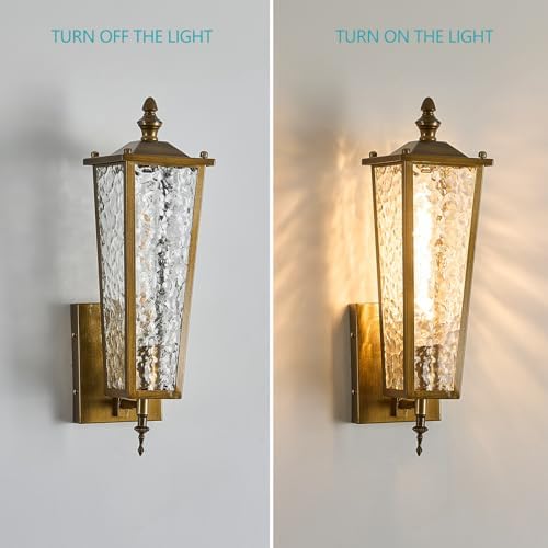 Outdoor Wall Sconce, Vintage Waterproof Exterior Lighting Fixtures - Image 5