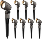 12V AC LED Landscape Spotlights 3W 200LM Brown 8PK by LLLIGHTINGLIVING