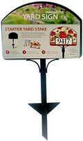 Yard Stake for Yard DeSigns,Black,14 in. w x 25 in. h. by YARD+DESIGN