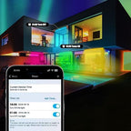 Smart Outdoor RGBCW LED Light Bar 20″, Color Changing Wall Washer with App & Remote Control, 2700K–6500K Tunable White Floodlight, IP65 RGB Stage/Porch Lights for House, Music Sync, - Image 6