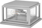 Hinkley Republic Small Pier Mount Lantern, Low Voltage Satin Nickel - Image 7