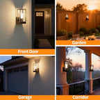 Outdoor Light Wall Mount, Black Exterior Light Fixture - Image 4