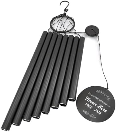 Personalized Butterfly Wind Chimes, in Loving Memory of Dad/Mom, Sympathy Gifts Wind Chime for Loss of Loved Ones, 36inch Deep Tone Wind Chimes for Condolences - Image 3