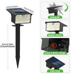 nipify 8 Pack 62 LED Solar Spot Lights Outdoor Motion Sensor with 3 Modes - Image 7
