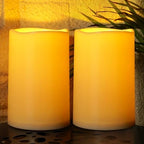 Homemory 6" x 9" Extra Large Outdoor Waterproof Candle with Auto 6H Timer by Homemory