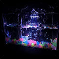 Glowing Stone Pebbles Glowing in The Dark, Fish Tank Garden Sidewalk Decoration Artificial Pyroxene, Colored Solar Pyroxene (Size : 500PCS) by Unknown