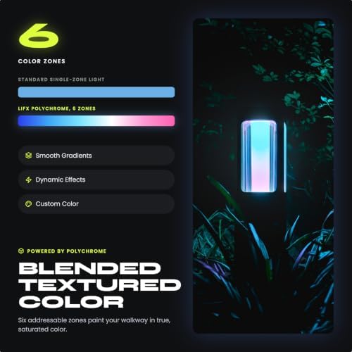 LIFX Smart Outdoor Path Lights - Wi-Fi RGBW - Matter Certified 12V- Square - Image 6