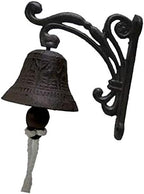 2X Cast Iron Door Dinner Bells Hanging Garden Bell Lawn, 3, As Described - Image 4
