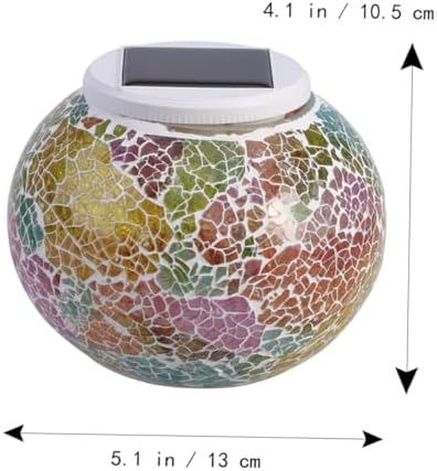 YARNOW Solar Light Glass Ball LED Garden Lamps Color Changing Xmas - Image 2