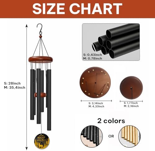 Personalized Hunting Memorial Wind Chime – “Until We Hunt Again” Wind Chimes – Custom Name & Years – Outdoor Sympathy Gift for Hunters, Dad, or Grandpa – Memorial Garden Remembrance Chime - Image 2