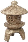 Solid Rock Stoneworks Small Round Pagoda- 12" Tall x 8- Buff by SolidRockStoneworksLLC