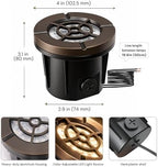 LOHAS Brass Low Voltage Landscape Well Lights, Outdoor In Ground Lights - Image 3