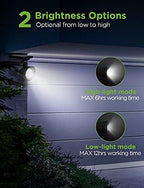 InnoGear Solar Lights Outdoor Waterproof Spot Light for Garden Yard, 4 Pack - Image 2