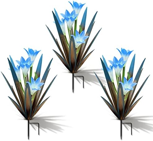 Metal Agave Plant Outdoor Decoration Lily Mexican Yard Art Garden Statue by HomightCentennial