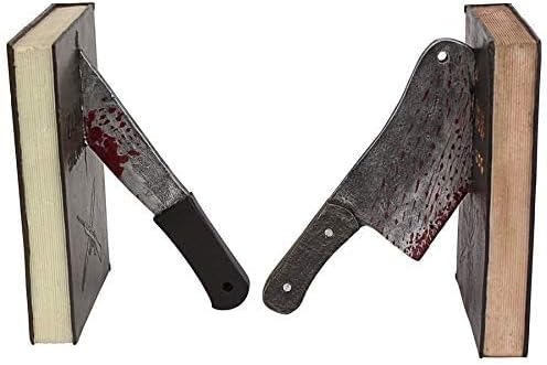 Design Toscano Dead Read, Bloody Zombie Sculptural Bookends, 11 inch - Image 6