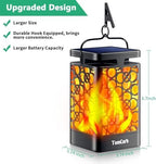 TomCare Solar Lanterns Outdoor, Flickering Flame Hanging Lights, 6 Pack - Image 7
