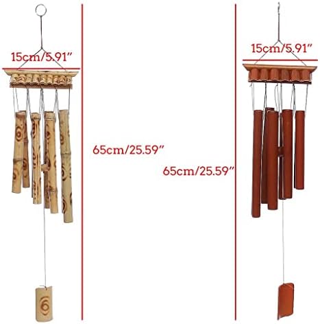 Wind Chimes for Outdoor, Antique, Amazing, Garden Pipes, Copper Yard, Wall, Home Decor, Tones(E,Medium) - Image 3