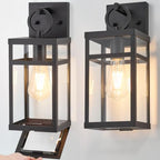 14 Inch Traditional Insect‑Proof Outdoor Wall Light Sconce 2‑Pack by ZMKMOK