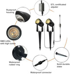 SUNTHIN 10 Pack Outdoor Landscape Lights with Transformer, LED Spotlights - Image 3