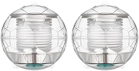 Solar Ball Light, LED Ball Lamp Underwater Light Water Floating Color Changing Solar Powered Night Lights for Indoor or Outdoor Garden Decor(2pcs) by Unknown