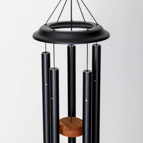 Shenandoah Melodies by Wind River – 26 inch Black Wind Chime for Patio, Backyard, Garden, and Outdoor décor (Aluminum Chime) Made in the USA - Image 3