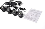 Jebao 12-LED Submersible Light for Water Gardens and Ponds, Set of 4 - Image 7