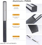 MVBT 92" Landscape Path Lights, IP65 Waterproof Tall Pathway Lights Wired - Image 4