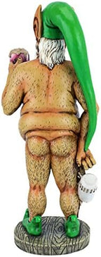 Design Toscano QM14020 Garden Gnome Statue - Otto Fully Krausened Elf Gnome - Naughty Gnomes - Drunk Gnome Statue full color - Image 5